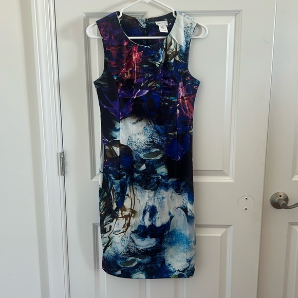 CLOVE Nordstrom Sheath Bodycon Sleeveless Knit Dress Zip Size 6 - Picture 1 of 8